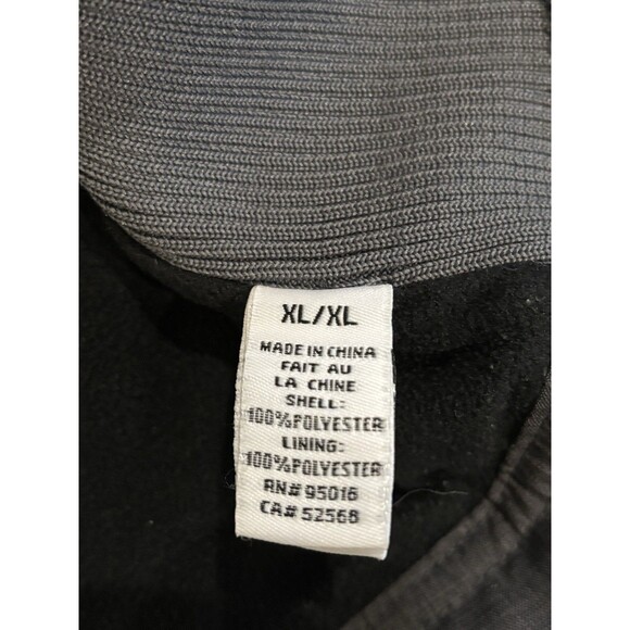 Straight Down Jacket Womens XL Quilted Full Zip Grey Embroidered Golf - Picture 5 of 9